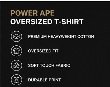 Power Ape Oversized T-Shirt